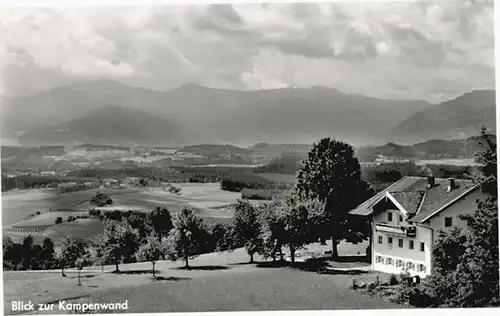 Rimsting Rimsting Gasthaus Weingarten Ratzinger Hoehe ungelaufen ca. 1955 / Rimsting Chiemsee /Rosenheim LKR