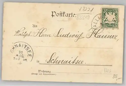 Palling Palling Oberbayern  x 1900 / Palling /Traunstein LKR