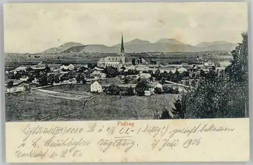 Palling Palling Oberbayern  o 1906 / Palling /Traunstein LKR