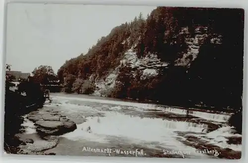 Altenmarkt Alz Wasserfall x 1910