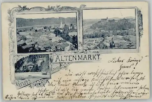 Altenmarkt Alz Altenmarkt Alz  x 1897 / Altenmarkt a.d.Alz /Traunstein LKR