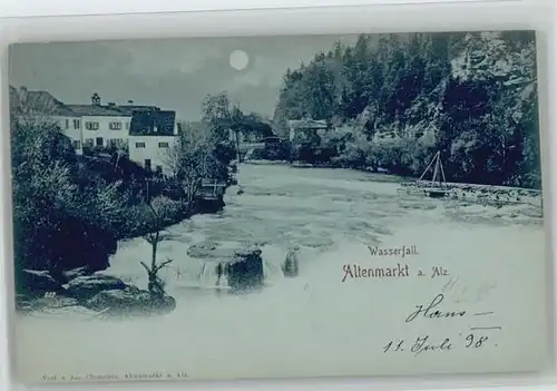 Altenmarkt Alz Wasserfall x 1898