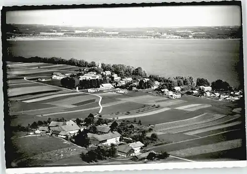 Gollenshausen Chiemsee Fliegeraufnahme o 1964