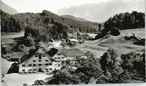 Weissbach Alpenstrasse Weissbach Alpenstrasse Gasthaus Obermuehle ungelaufen ca. 1955 / Schneizlreuth /Berchtesgadener Land LKR