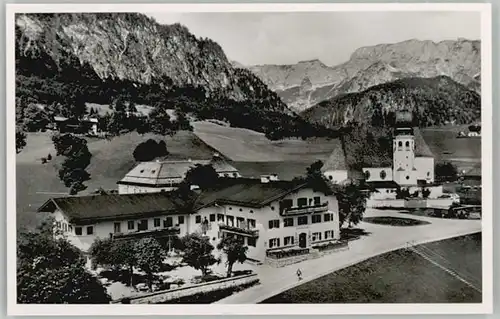 Oberau Berchtesgaden Oberau Berchtesgaden Gasthof Auerwirt ungelaufen ca. 1955 / Berchtesgaden /Berchtesgadener Land LKR