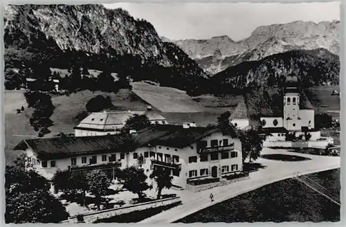Oberau Berchtesgaden Oberau Berchtesgaden Gasthof Auerwirt ungelaufen ca. 1955 / Berchtesgaden /Berchtesgadener Land LKR
