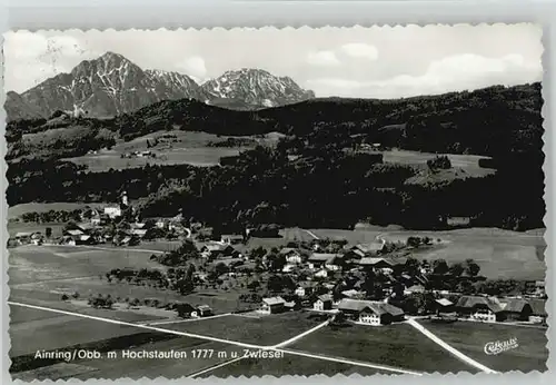Ainring Ainring Fliegeraufnahme ungelaufen ca. 1955 / Ainring /Berchtesgadener Land LKR