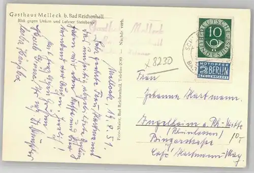 Melleck bei Bad Reichenhall x 1951