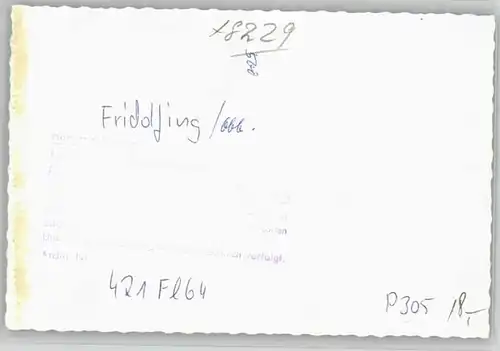 Fridolfing Fliegeraufnahme o 1964