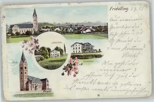 Fridolfing Feldpost x 1905