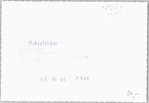 Mitterfelden Fliegeraufnahme o 1966