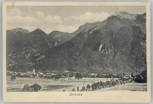 Grassau Chiemgau Grassau  x 1918 / Grassau /Traunstein LKR