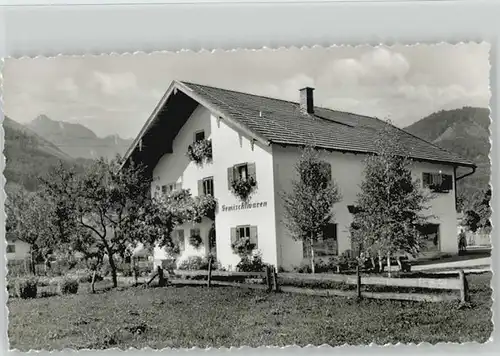 Rottau Chiemgau Rottau Chiemgau Gemischtwaren Pension Hofmann ungelaufen ca. 1955 / Grassau /Traunstein LKR