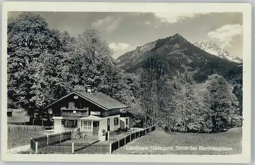Strub Strub Landhaus Hildegard x 1930 / Bischofswiesen /Berchtesgadener Land LKR