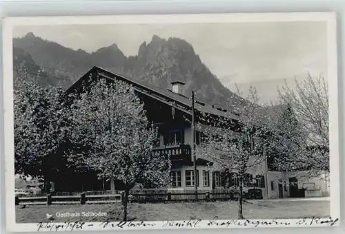 Winkl Bischofswiesen Gasthaus Sellboden x 1938