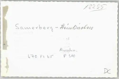 Samerberg Samerberg Steinkirchen Fliegeraufnahme ungelaufen ca. 1965 / Samerberg Grainbach /Rosenheim LKR