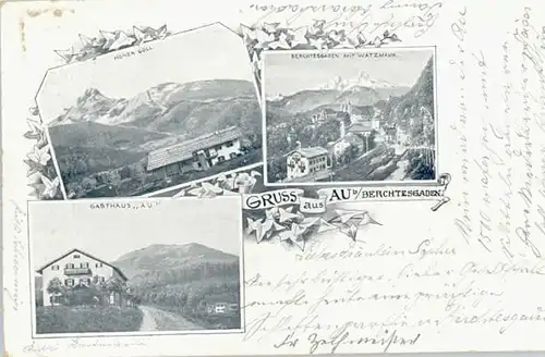 Au Berchtesgaden Gasthaus Au x 1903