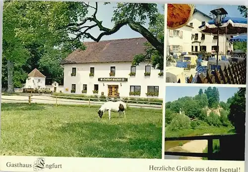 Toeging Inn Gasthaus Pension Engfurt x 1970