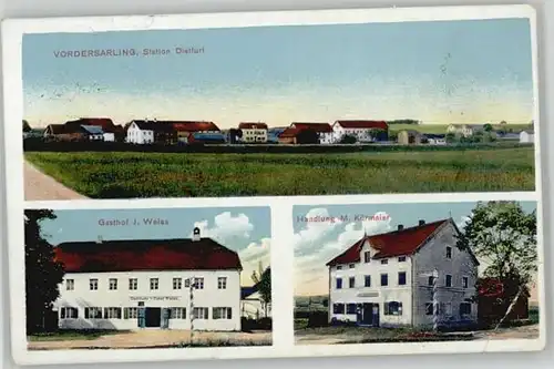 Vordersarling Rott Gasthof Weiss Feldpost   x 1916