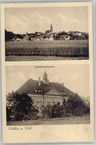 Velden Vils Velden Vils Krankenhaus  ungelaufen ca. 1920 / Velden /Landshut LKR