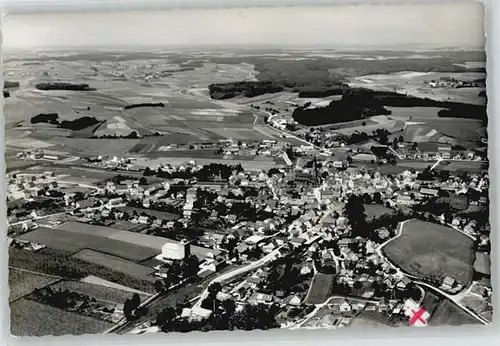 Pfeffenhausen Pfeffenhausen Fliegeraufnahme ungelaufen ca. 1965 / Pfeffenhausen /Landshut LKR