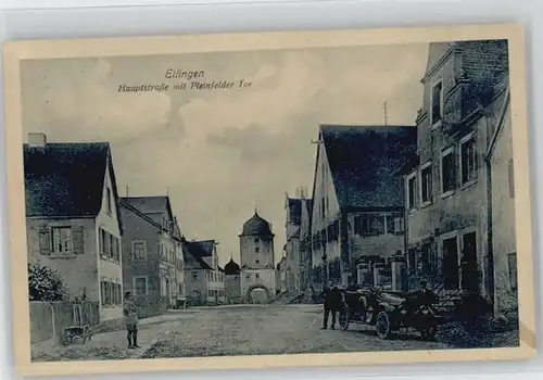Ellingen Hauptstrasse Pleinfelder Tor x 1944