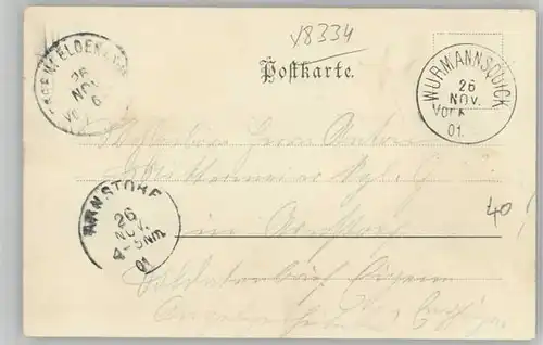 Wurmannsquick Feldpost x 1901
