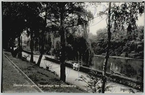 Sodingen Sodingen Gysenberg ungelaufen ca. 1965 / Herne /Herne Stadtkreis