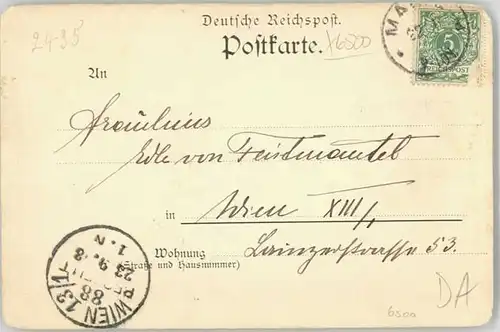 Mainz Rhein  x 1898