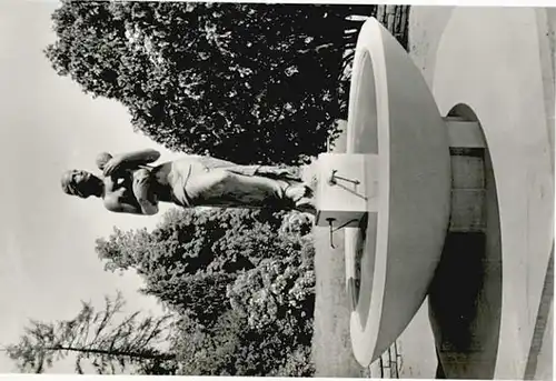 Donaueschingen Donaueschingen Jrma Brunnen ungelaufen ca. 1955 / Donaueschingen /Schwarzwald-Baar-Kreis LKR