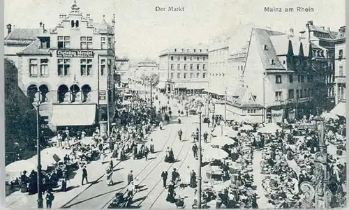 Mainz Rhein Mainz Rhein  ungelaufen ca. 1910 / Mainz Rhein /Mainz Stadtkreis