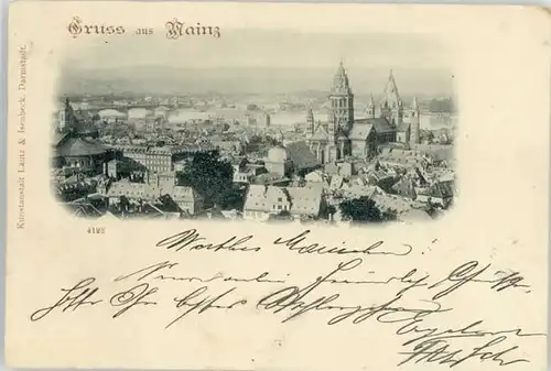 Mainz Rhein  x 1897