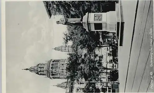 Mainz Rhein Gutenberg Denkmal   