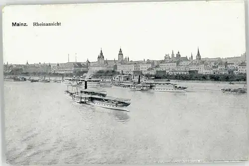 Mainz Rhein Mainz Rhein  ungelaufen ca. 1910 / Mainz Rhein /Mainz Stadtkreis