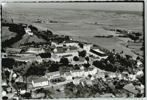 Mallersdorf Mallersdorf Fliegeraufnahme ungelaufen ca. 1965 / Mallersdorf-Pfaffenberg /Straubing-Bogen LKR