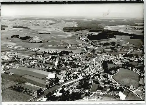 Pfeffenhausen Pfeffenhausen Fliegeraufnahme ungelaufen ca. 1965 / Pfeffenhausen /Landshut LKR