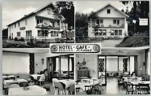 Ludwigsthal Ludwigsthal Pension Kraus ungelaufen ca. 1955 / Lindberg /Regen LKR