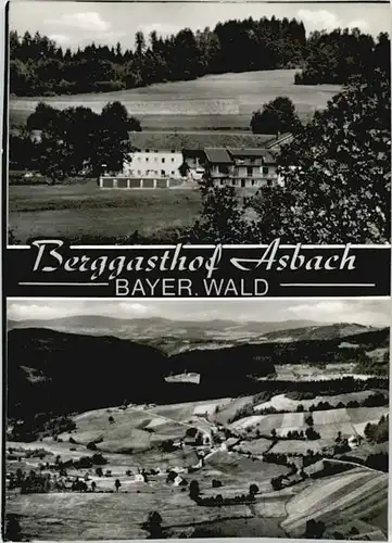 Boebrach Boebrach Gasthof Asbach ungelaufen ca. 1965 / Boebrach /Regen LKR