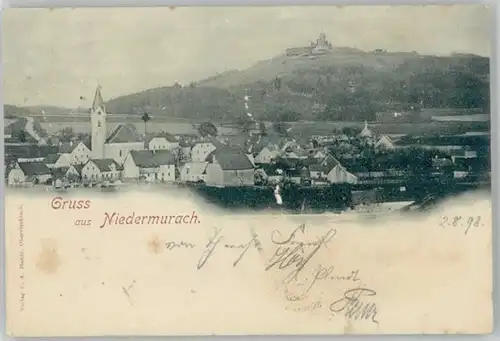 Niedermurach Niedermurach  x 1898 / Niedermurach /Schwandorf LKR