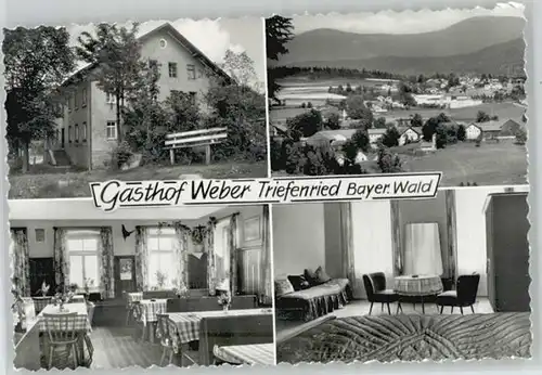 Triefenried Niederbayern Triefenried Niederbayern Gasthof Weber ungelaufen ca. 1955 / Zachenberg /Regen LKR