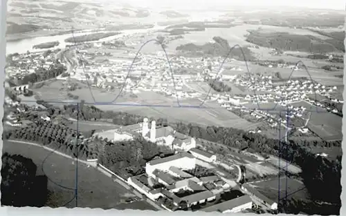 Vilshofen Donau Fliegeraufnahme o 1964