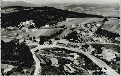 Hochbruck Hochbruck bei Regen Hotel Pension Talblick ungelaufen ca. 1955 / Bischofsmais /Regen LKR