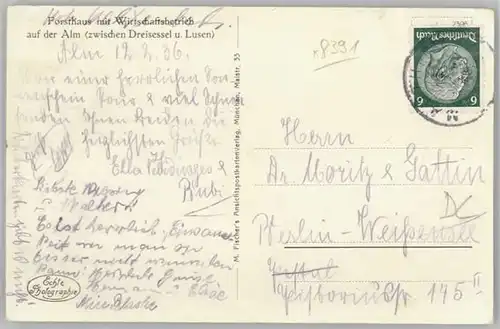 Mauth Niederbayern  x 1936