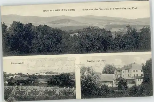 Breitenberg Niederbayern Gasthof Post x 1912