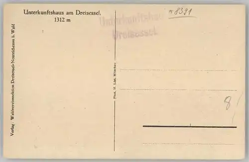 Neureichenau Neureichenau Dreisessel ungelaufen ca. 1920 / Neureichenau /Freyung-Grafenau LKR