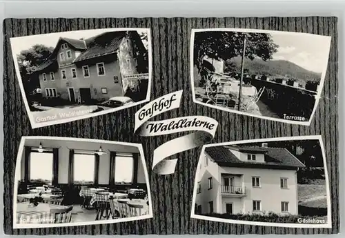 Saldenburg Saldenburg Gasthof Zur Waldlaterne ungelaufen ca. 1955 / Saldenburg /Freyung-Grafenau LKR