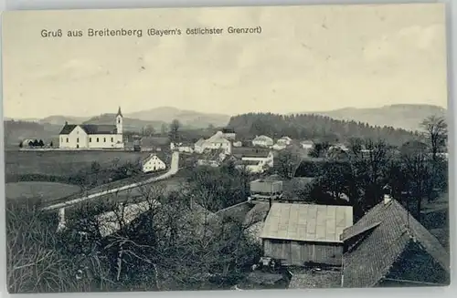 Breitenberg Niederbayern Breitenberg Niederbayern Feldpost x 1915 / Breitenberg /Passau LKR