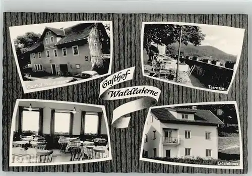 Saldenburg Saldenburg Gasthof Waldlaterne ungelaufen ca. 1955 / Saldenburg /Freyung-Grafenau LKR