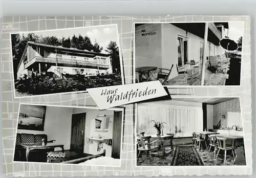 Thurmansbang Haus Waldfrieden x 1969