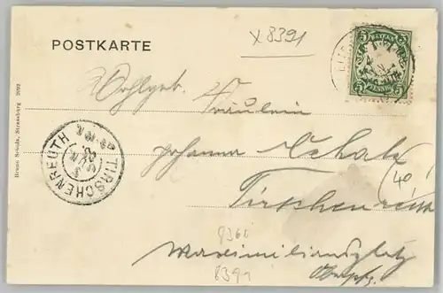 Breitenberg Niederbayern Gasthof Post x 1905